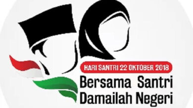 logo hari santri 2018