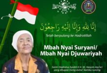 Nyai Suryani Santri KH Hasyim Asyari Wafat, Usia 102 Tahun
