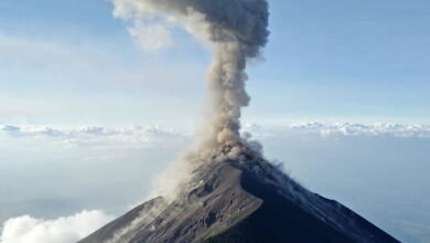 musibah gunung meletus