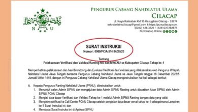 Surat NU Biasa dan Surat Khusus