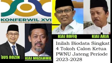 4 Tokoh Calon Ketua PWNU Jateng. Inilah Biodata Singkatnya.