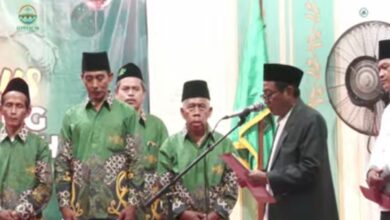 Gus Nas Pimpin Pelantikan Pengurus MWCNU Kesugihan