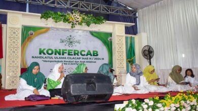 Semaan Alqur'an membuka konfercab PCNU Cilacap