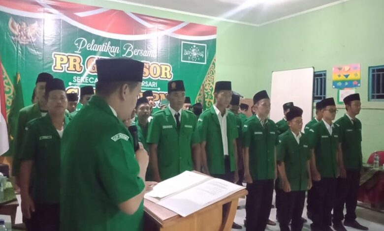 pelantikan bersama banom NU PAC Bantarsari