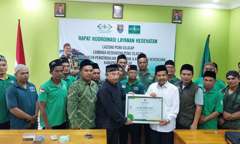 piagam penghargaan lazisnu cilacap