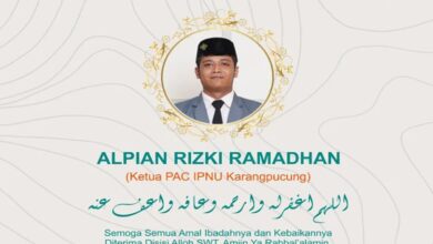 Almarhum Alvian Rizki Ramadhan