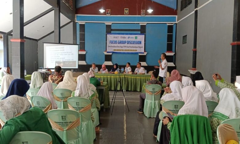 Focus Group Discussion (FGD) desa siaga TPPO Fatayat NU Cilacap kolaborasi dengan LKTS