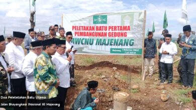 Peletakan batu pertama Gedung MWCNU Majenang dihadiri tokoh agama dan pejabat pemerintah