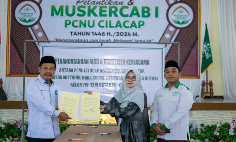 UNUGHA-PCNU Cilacap tandatangani perpanjangan MoU kerjasama, salah satunya program beasiswa kader NU