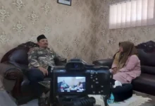 Kepala Kemenag Cilacap H Azis Muslim saat diwawancarai oleh NU CILACAP ONLINE terkait imbauan penanggulangan penyakit TBC