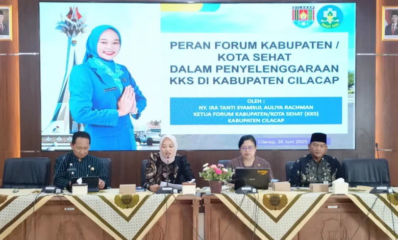 Dinkes Cilacap Gelar Rakor Kabupaten Kota Sehat