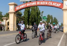 Gowes kemerdekaan inisiasi PC GP Ansor Cilacap rayakan HUT RI