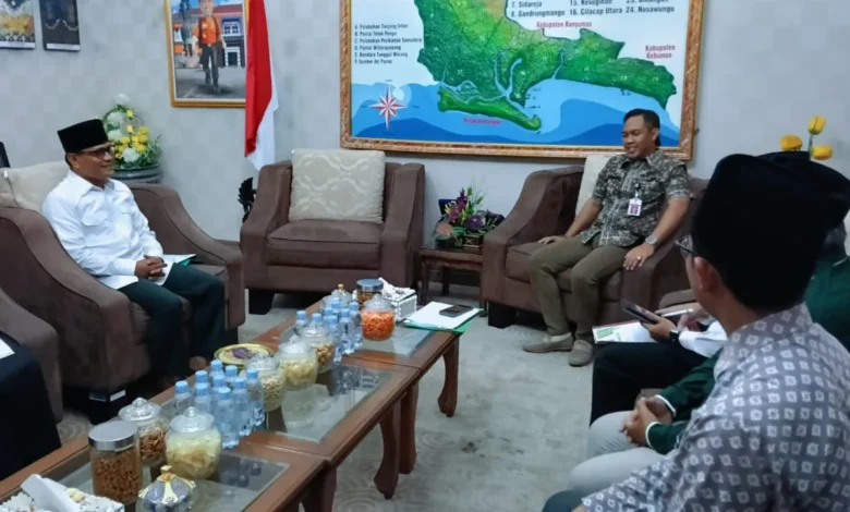 PC ISNU Cilacap lakukan audiesnsi dengan Bupati Cilacap Dr. Syamsul Aulia Rahman