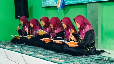 Lomba Albarzanji dan bola kasti warnai HSN Fatayat Karangpucung