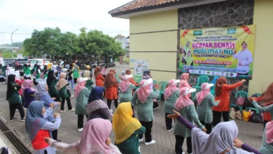 gebyar senam muslimat NU Karangpucung
