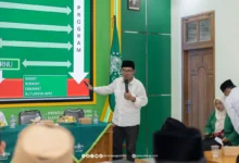 KH Amir Ma'ruf pada acara silaturahim penguatan kebencanaan di Cilacap (3/12/2025