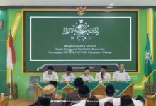 Wakil Sekjen PBNU KH Amir Ma'ruf saat hadir di PCNU Cilacap (3/12/2025) dok NU Cilacap Online