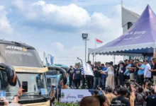 Ahmad Lutrfi Lepas Mudik Gratis 2026 ke Jawa Tengah