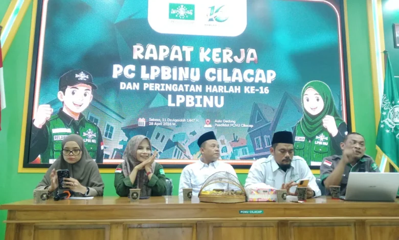 Rapat Kerja LPBINU Cilacap tetapkan mitigasi bencana sebagai prioritas tahun 2026