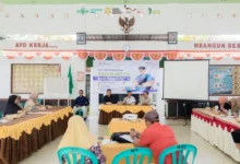 pelatihan usaha mikro untuk Purna PMI di desa Glempangpasir tekankan pemasaran digital