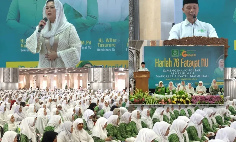 Refleksi harlah fatayat NU ke 76 jadi momentum doa bersama sekaligus mengenang ketum PP Fatayat NU Hj Margaret Aliyatul Maimunah