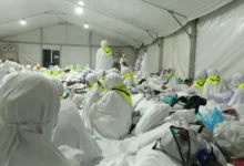 Suasana wukuf di Arafah, jamaah haji kloter 78