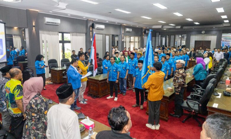 Pelantikan 22 DPK KNPI Cilacap di Gedung DPRD Cilacap