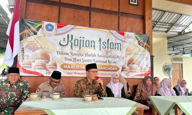 Camat Karangpucung Syihaburrohman hadir pada Kajian Islam MT As-sa'adah sekaligus membuka rangkaian HSN 2026 di Kacamatan Karangpucung