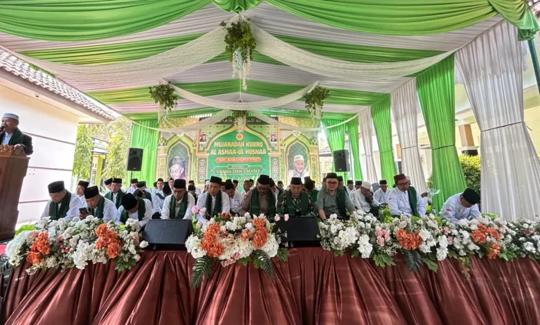Mujahadah Asmaaul husna tingkat Kecamatan Karangpucung