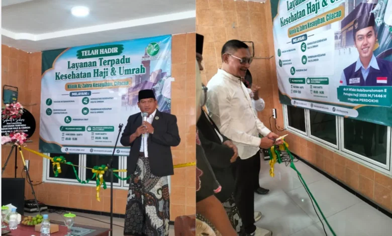 Klinik layanan Kesehatan Haji dan Umrah Azzahra diresmikan, Kemenhaj Cilacap akan jadikan percontohan